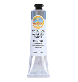 Natural Earth Paint Natural Acrylic paint - Mica silver