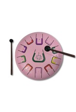 Tambu Tambú 8 - roze tongdrum - handpan 11 noten met toebehoren