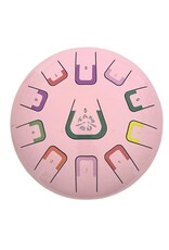 Tambu Tambú 8 - roze tongdrum - handpan 11 noten met toebehoren