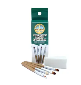Natural Earth Paint Bamboe schminkapplicators — 5-delige set
