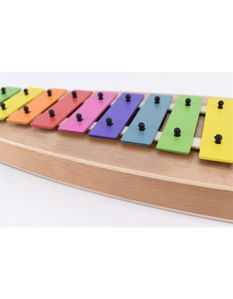 Voggenreiter Large wooden xylophone with 12 steel bars, C3–F4