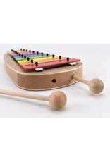 Voggenreiter Large wooden xylophone with 12 steel bars, C3–F4