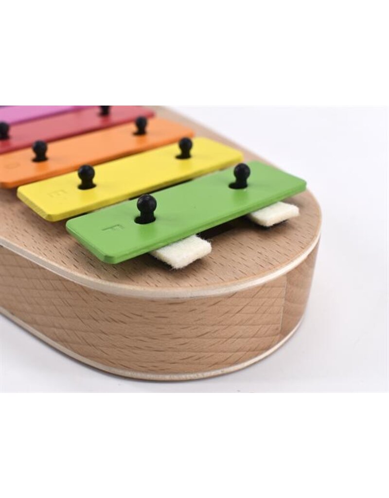 Voggenreiter Large wooden xylophone with 12 steel bars, C3–F4