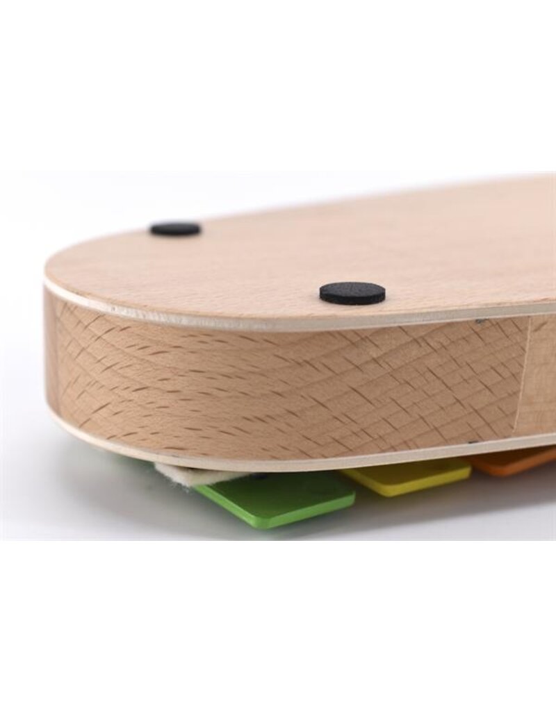 Voggenreiter Large wooden xylophone with 12 steel bars, C3–F4