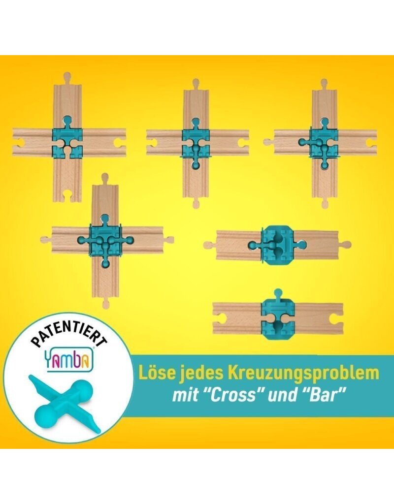 Yamba Toys Adapter set Cross-link-bar - 7 connectoren voor rails