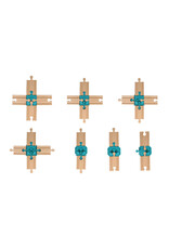 Yamba Toys Adapter set Cross-link-bar - 7 connectoren voor rails