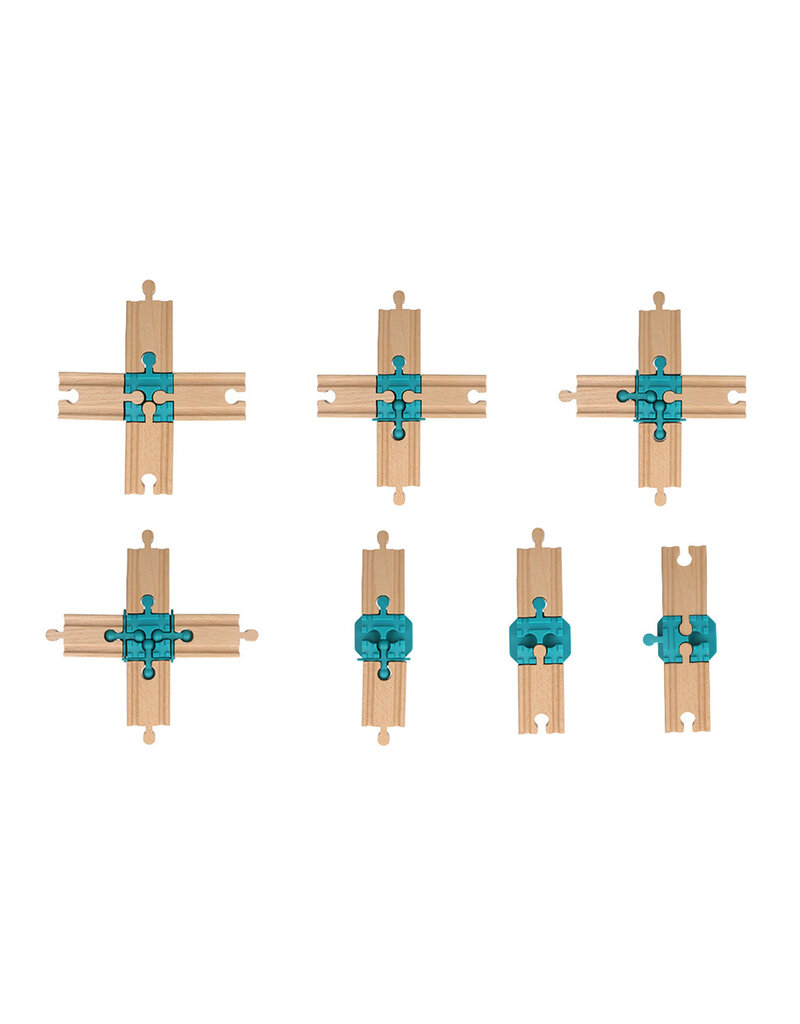 Yamba Toys Adapter set Cross-link-bar - 7 connectoren voor rails