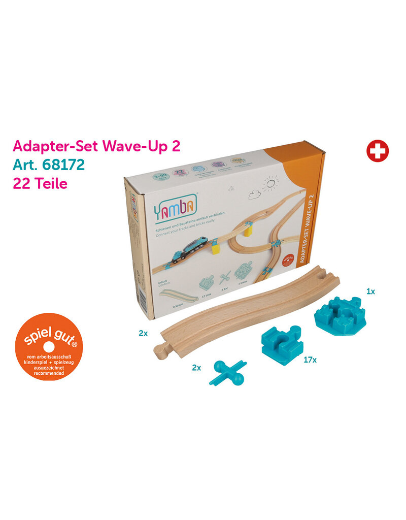 Yamba Toys Yamba Wave-Up 2 adapter set – 22 pieces