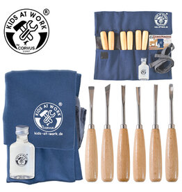 Kids at work Carving tools - chisel set