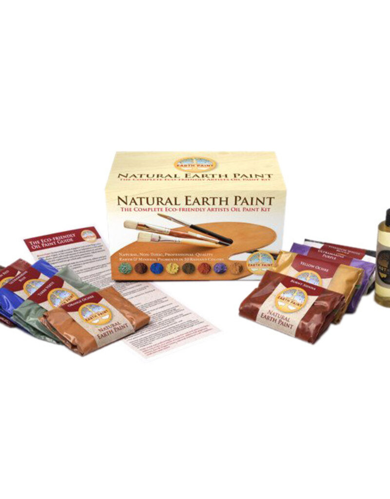 Natural Earth Paint Oil paint starter kit for artists — 10 pigments