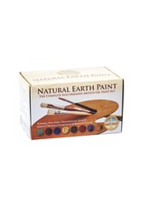 Natural Earth Paint Complete ecological oil paint set with 10 colours