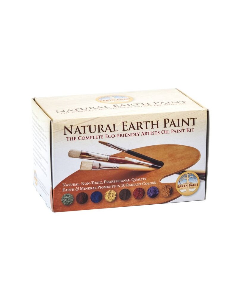 Natural Earth Paint Complete ecological oil paint set with 10 colours