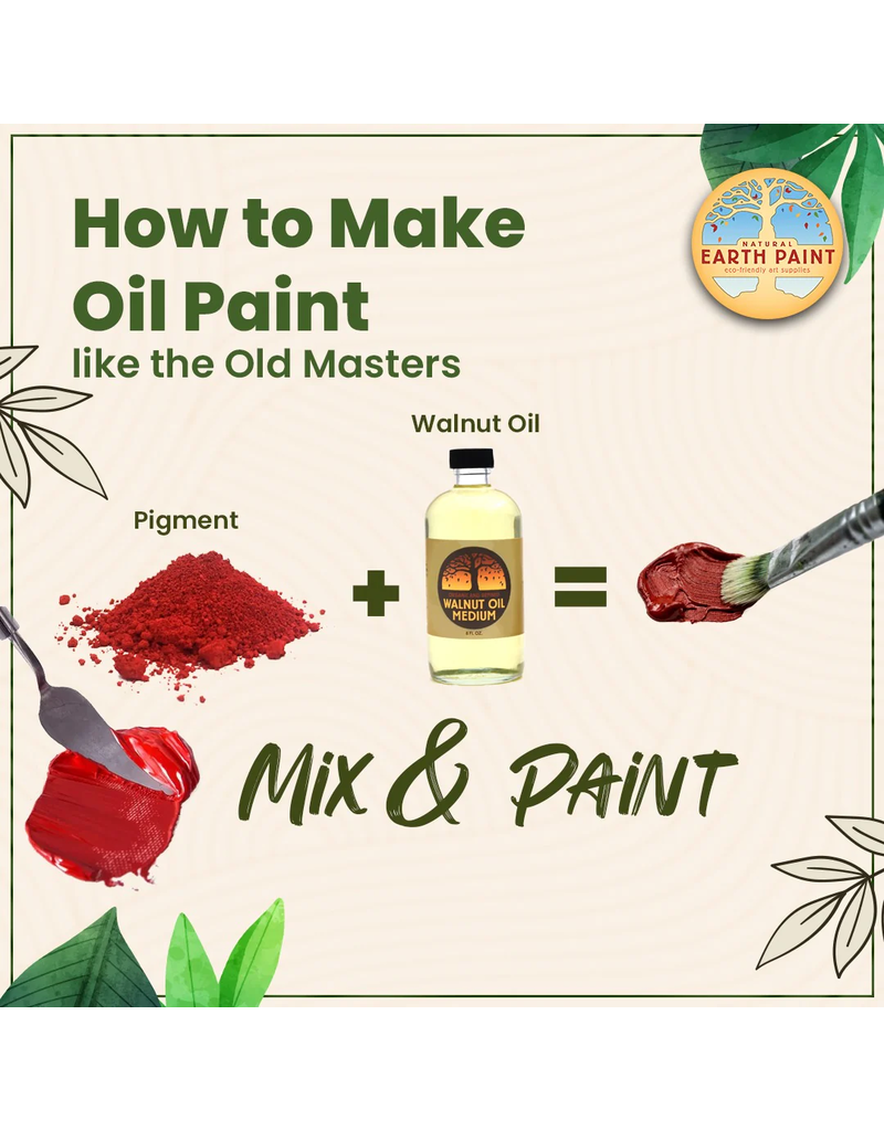 Natural Earth Paint Olieverfstartset voor kunstenaars — 10 pigmenten