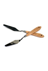 Natural Earth Paint Palette knife with a wooden handle