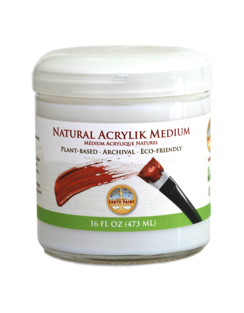 Natural Earth Paint Natuurlijke milieuvriendelijke Acrylic Medium - 473 ml