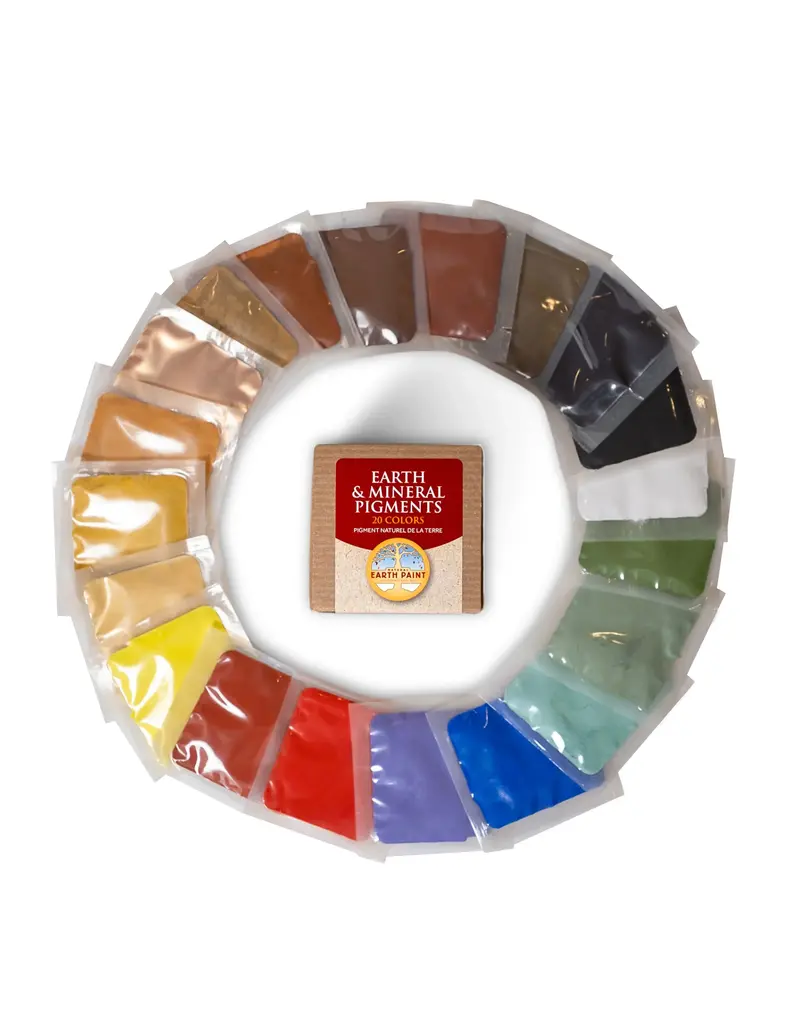 Natural Earth Paint Earth & Mineral Pigments Sample Pack