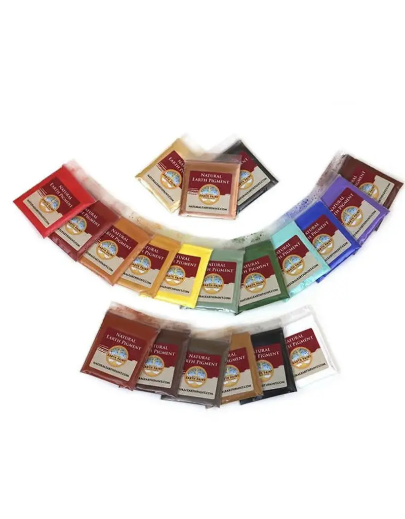 Natural Earth Paint Earth & Mineral Pigments Sample Pack