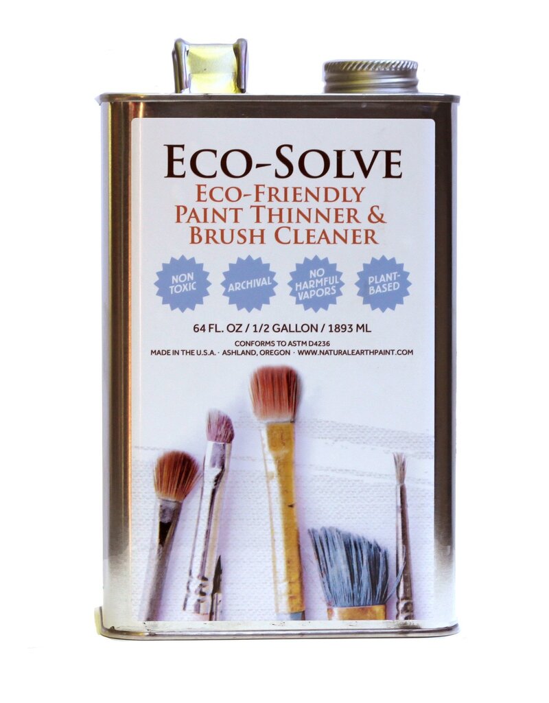 Natural Earth Paint Natuurlijke terpentine - Milieuvriendelijke kwastenreiniger - 480 ml