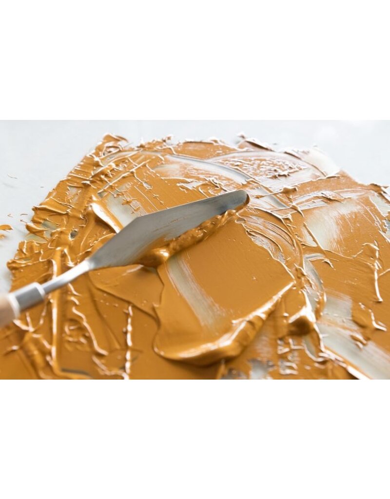 Natural Earth Paint Palette knife with a wooden handle