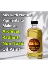 Natural Earth Paint Organic walnut oil to make high quality oil paint 500ml