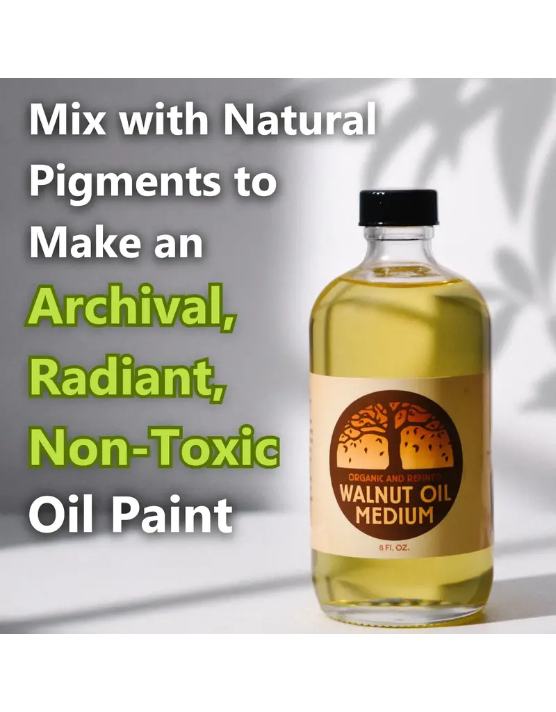 Natural Earth Paint Organic walnut oil to make high quality oil paint 500ml