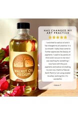 Natural Earth Paint Organic walnut oil to make high quality oil paint 500ml