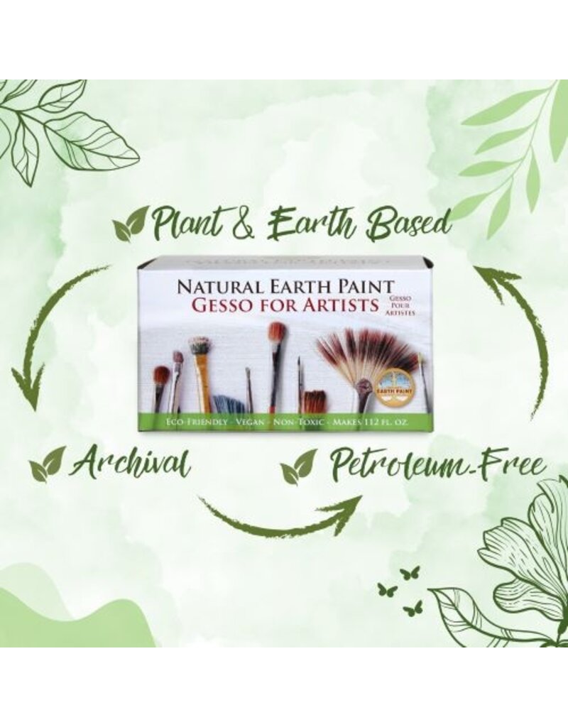 Natural Earth Paint Eco-friendly and natural non toxic vegan Gesso