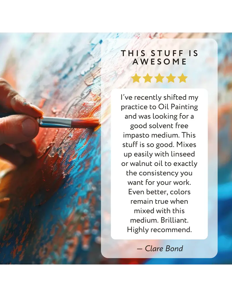 Natural Earth Paint Natural Impasto medium for your oil paintings