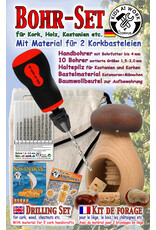 Kids at work Borenset voor kastanjes, kurk, hout
