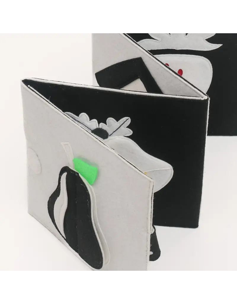 Jolly Designs Vilten boekje hoog contrast