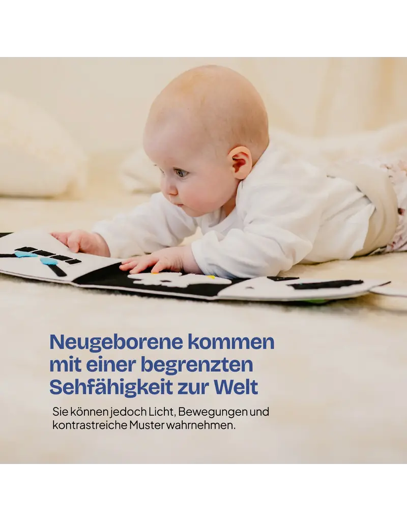 Jolly Designs Vilten boekje hoog contrast
