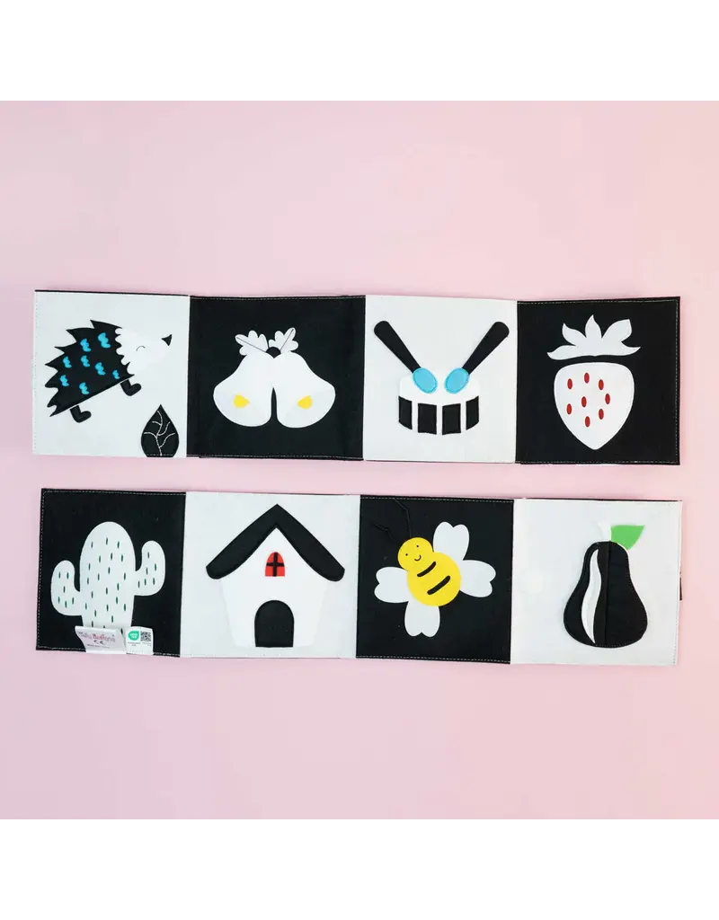 Jolly Designs Vilten boekje hoog contrast