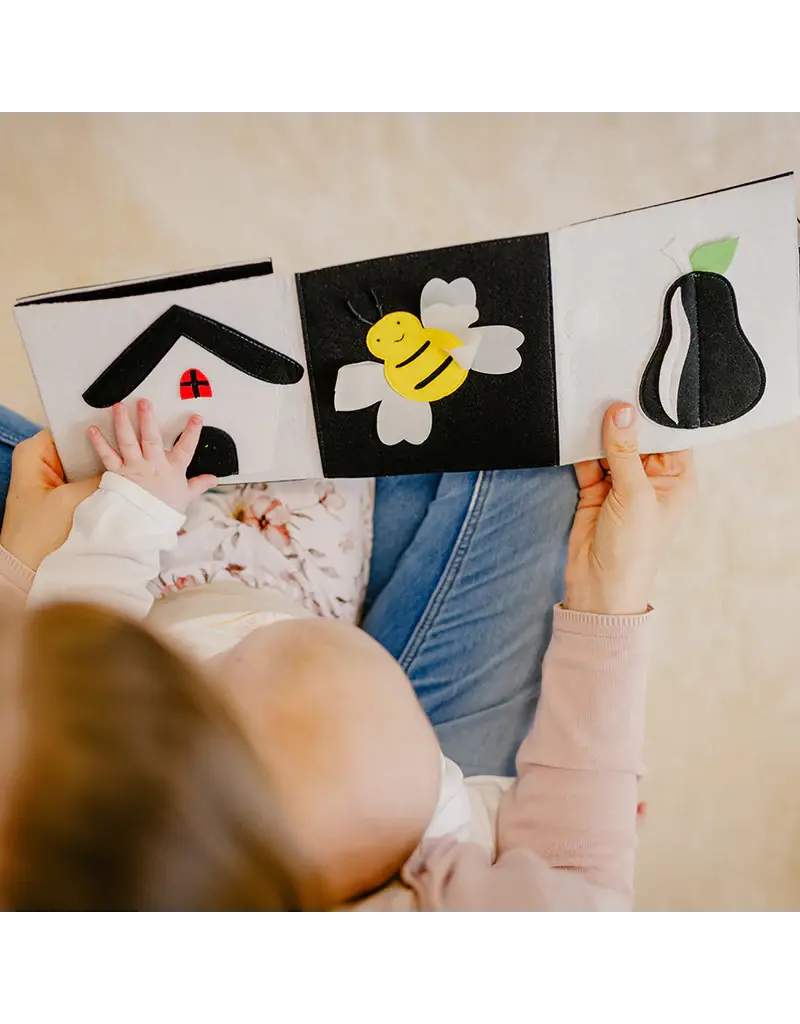 Jolly Designs Vilten boekje hoog contrast