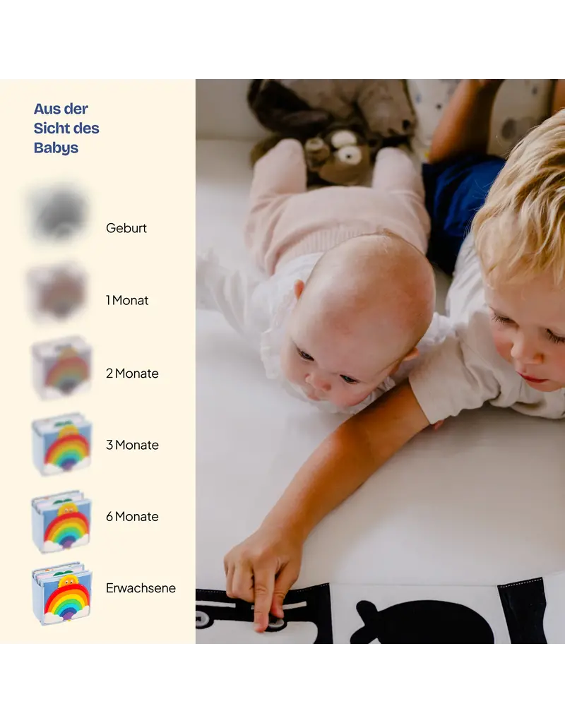 Jolly Design Mini contrastboekje zwart-wit