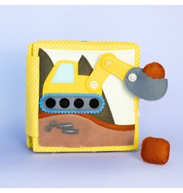 Jolly Designs Mini Quiet Book My First Excavator