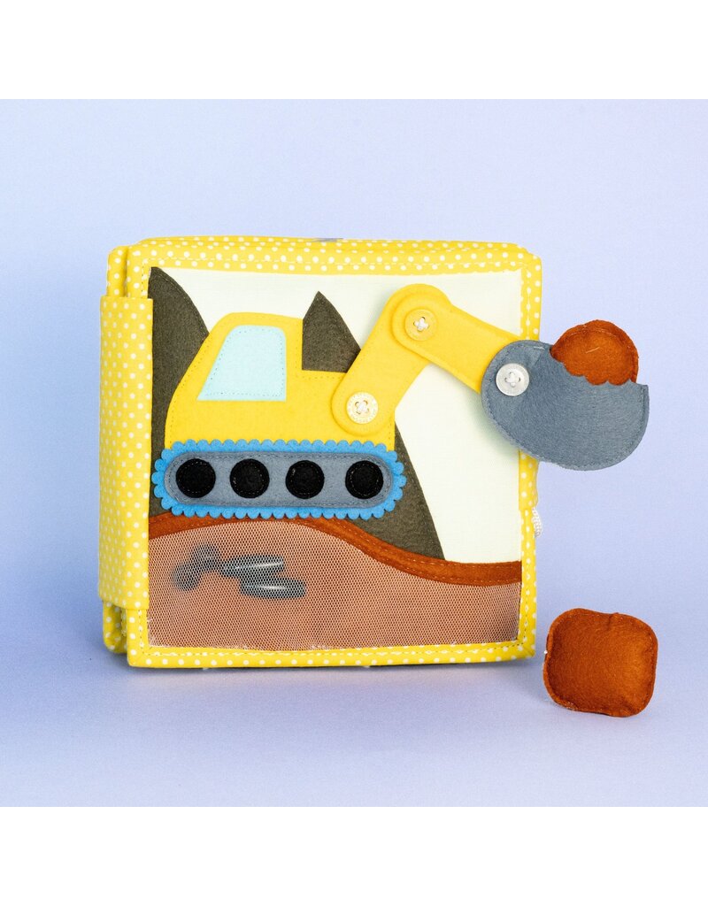 Jolly Designs Mini Quiet Book Mijn eerste graafmachine — vanaf 18 maanden