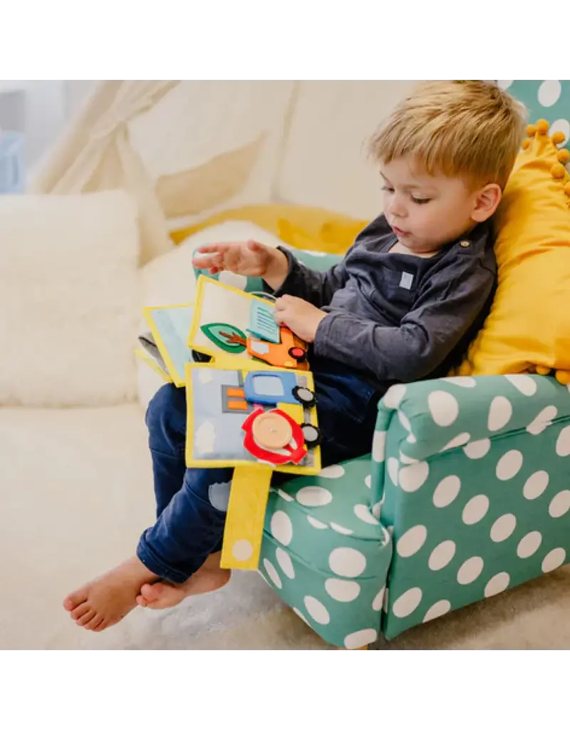 Jolly Designs Mini Quiet Book Mijn eerste graafmachine — vanaf 18 maanden