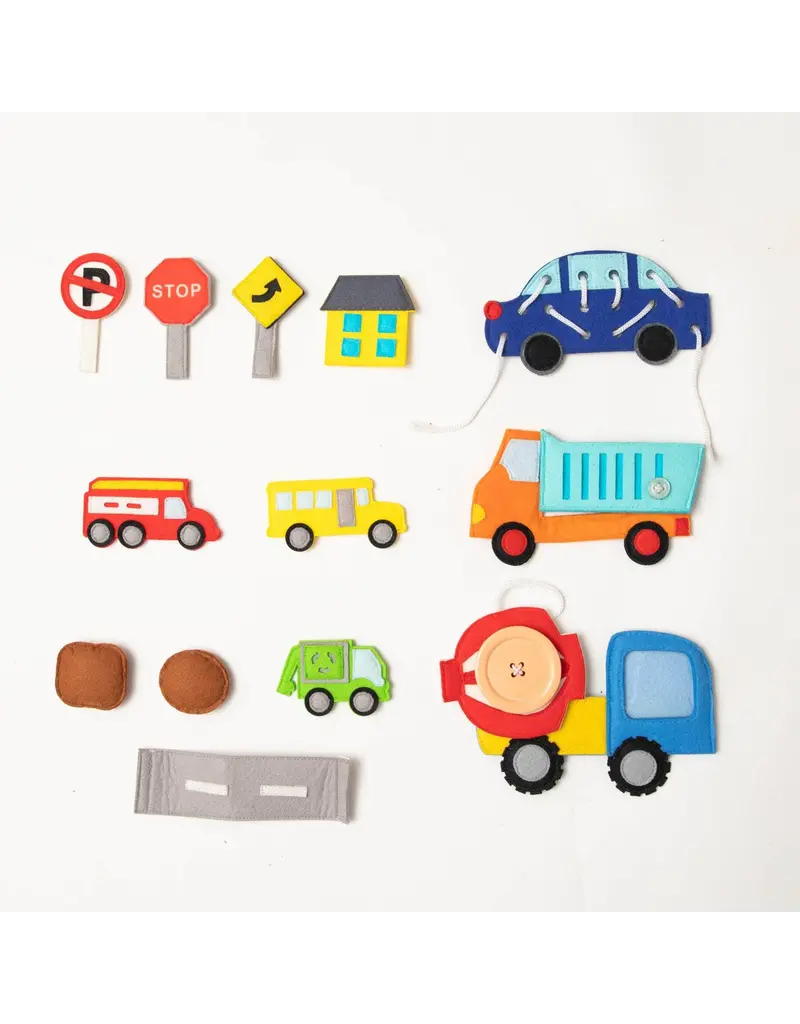 Jolly Design Mini Quiet book My First Digger - Mijn eerste Graafmachine