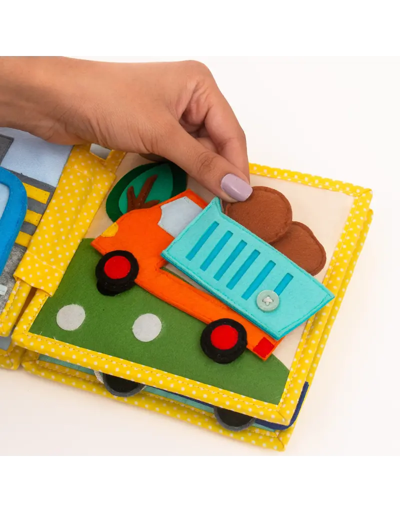 Jolly Designs Mini Quiet Book Mijn eerste graafmachine — vanaf 18 maanden