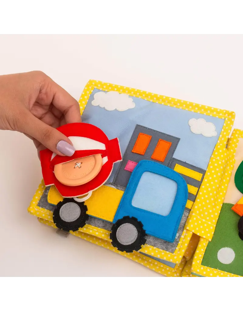 Jolly Design Mini Quiet book My First Digger - Mijn eerste Graafmachine