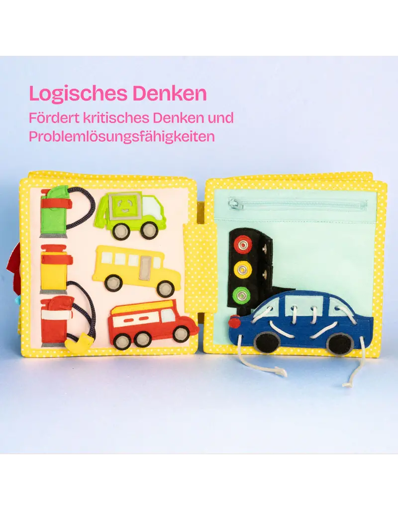 Jolly Designs Mini Quiet Book Mijn eerste graafmachine — vanaf 18 maanden