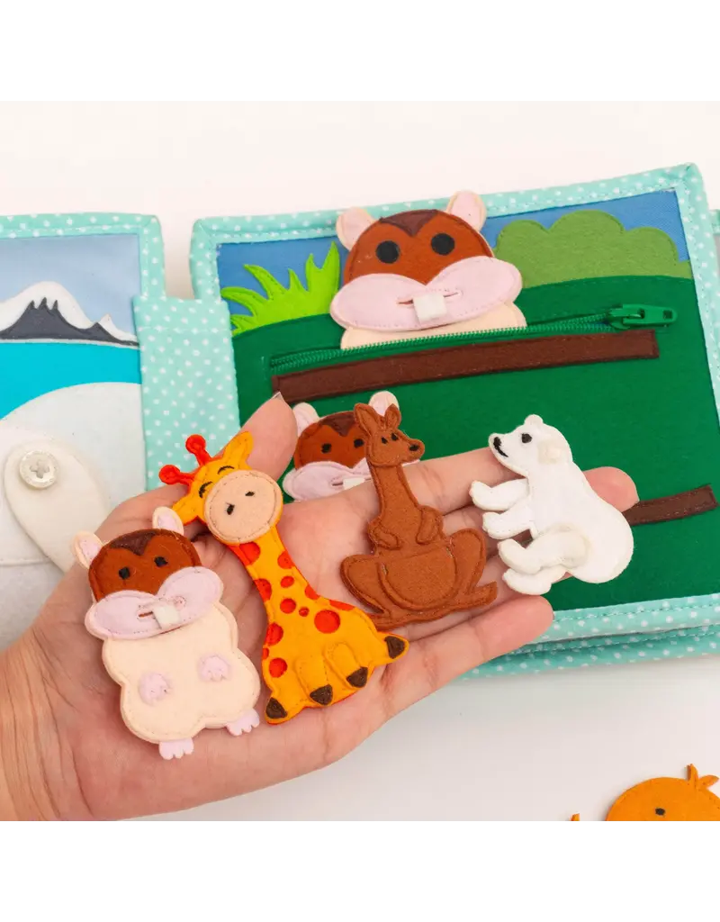 Jolly Designs Mini Quiet Book Vrolijke Jungle