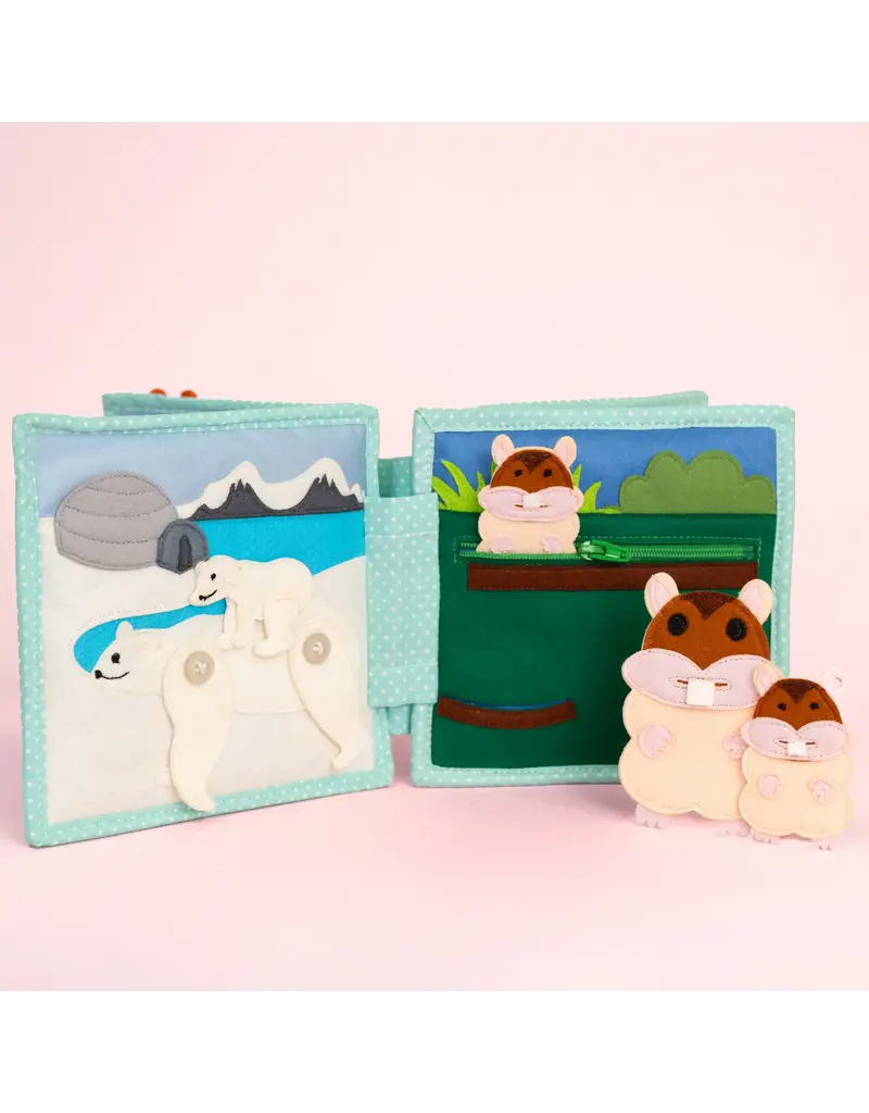 Jolly Designs Mini Quiet Book Cheerful Jungle
