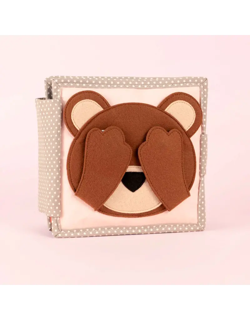 Jolly Design Mini Quiet book Peek a boo  - Kiekeboe, vanaf 6 maanden