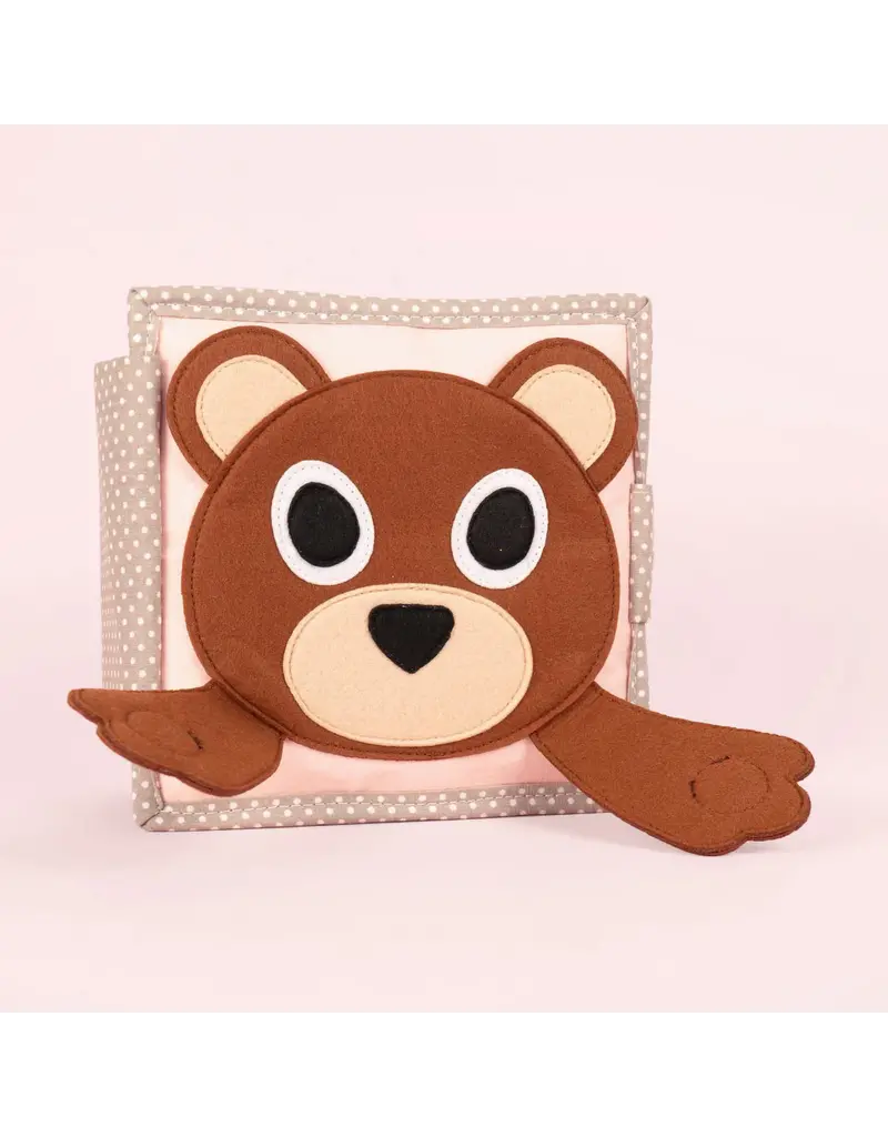 Jolly Design Mini Quiet book Peek a boo  - Kiekeboe, vanaf 6 maanden