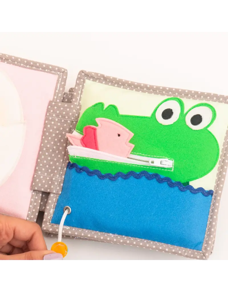 Jolly Design Mini Quiet book Peek a boo  - Kiekeboe, vanaf 6 maanden