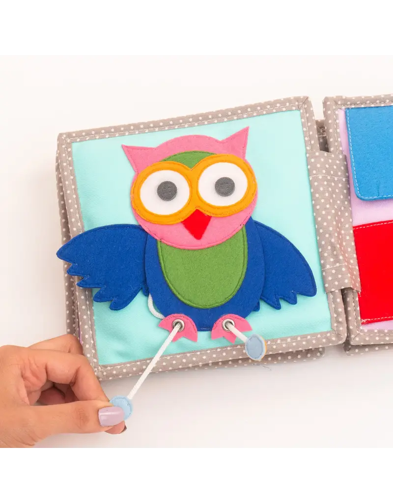 Jolly Design Mini Quiet book Peek a boo  - Kiekeboe, vanaf 6 maanden