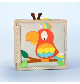 Jolly Designs Mini Quiet Book Sparkling Parrot