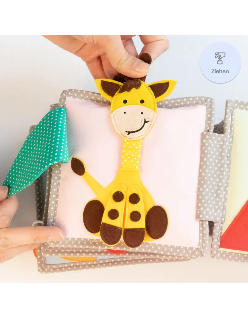 Jolly Design  Quiet book vrolijke papegaai, vanaf 6 maanden