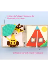Jolly Designs Mini Quiet Book Sprankelende Papegaai